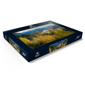 Alternative Darstellung des Puzzle-Motivs Schloss Neuschwanstein mit Alpsee – Puzzleteile: 200