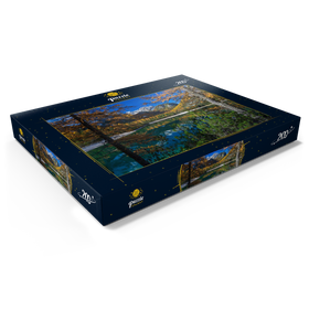 Alternative Darstellung des Puzzle-Motivs Pragser Wildsee im Naturpark Fanes-Sennes-Prags, Dolomiten, Trentino-Südtirol – Puzzleteile: 200