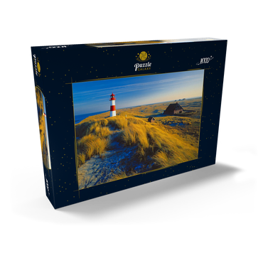 Östlicher Leuchtturm am Ellenbogen, List, Insel Sylt 1000 Puzzle Schachtel Ansicht2