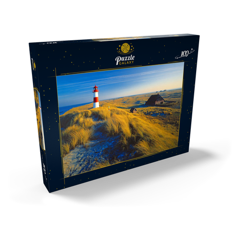 Östlicher Leuchtturm am Ellenbogen, List, Insel Sylt 100 Puzzle Schachtel Ansicht2