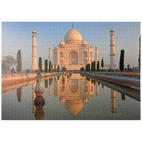 Darstellung des Puzzle-Motivs Taj Mahal, Agra, Uttar Pradesh, Indien – Puzzleteile: 1000