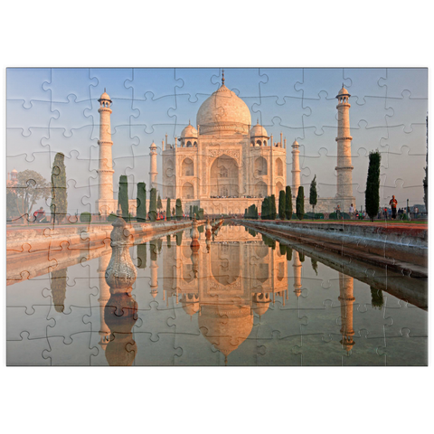puzzleplate Taj Mahal, Agra, Uttar Pradesh, Indien 100 Puzzle
