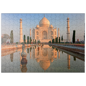 Darstellung des Puzzle-Motivs Taj Mahal, Agra, Uttar Pradesh, Indien – Puzzleteile: 200