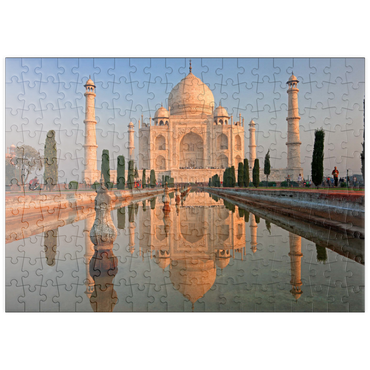 puzzleplate Taj Mahal, Agra, Uttar Pradesh, Indien 200 Puzzle
