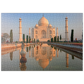 Darstellung des Puzzle Motivs Taj Mahal, Agra, Uttar Pradesh, Indien - Puzzleteile: 500