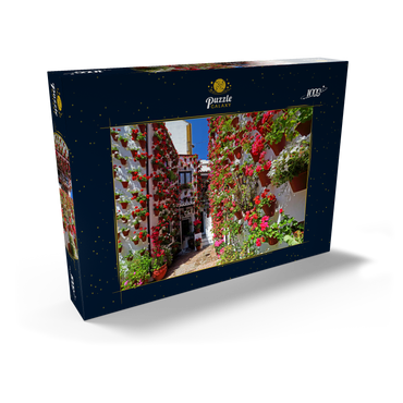 Festival der Patios in der Altstadt von Cordoba, Andalusien, Spanien 1000 Puzzle Schachtel Ansicht2