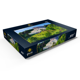 Alternative Darstellung des Puzzle-Motivs Walhalla an der Donau bei Donaustauf, Oberpfalz, Bayern, Deutschland – Puzzleteile: 1000