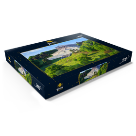 Alternative Darstellung des Puzzle-Motivs Walhalla an der Donau bei Donaustauf, Oberpfalz, Bayern, Deutschland – Puzzleteile: 200