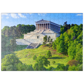 Darstellung des Puzzle-Motivs Walhalla an der Donau bei Donaustauf, Oberpfalz, Bayern, Deutschland – Puzzleteile: 200