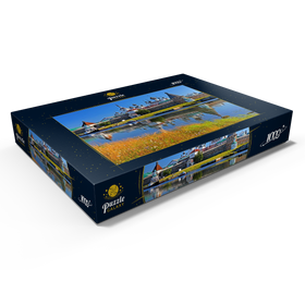 Alternative Darstellung des Puzzle-Motivs Solowezki-Kloster auf den Solowezki-Inseln im Weissen Meer, Russland – Puzzleteile: 1000