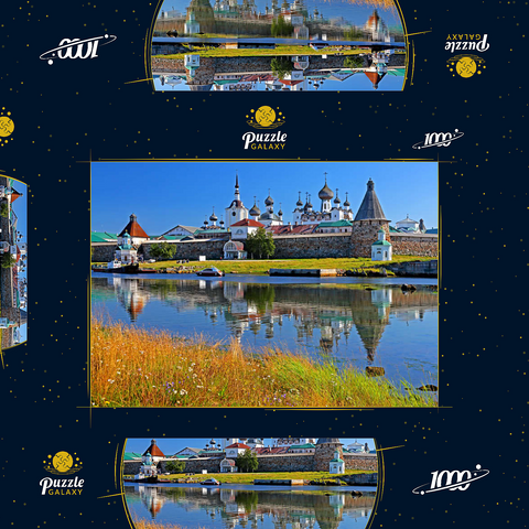 Solowezki-Kloster auf den Solowezki-Inseln im Weissen Meer, Oblast Archangelsk, Russland 1000 Puzzle Schachtel 3D Modell
