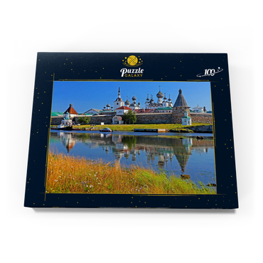 Solowezki-Kloster auf den Solowezki-Inseln im Weissen Meer, Oblast Archangelsk, Russland 100 Puzzle Schachtel Ansicht3