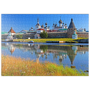 puzzleplate Solowezki-Kloster auf den Solowezki-Inseln im Weissen Meer, Oblast Archangelsk, Russland 500 Puzzle