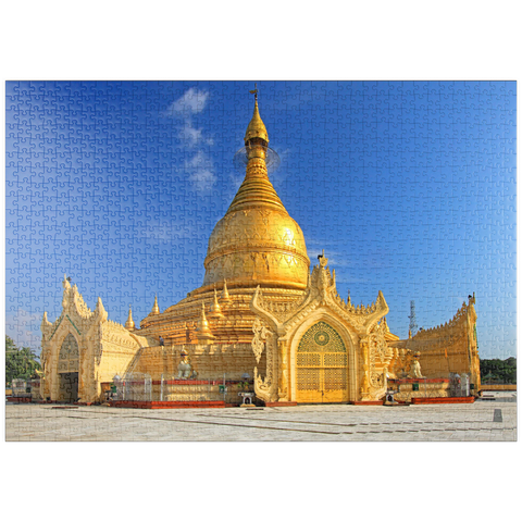 puzzleplate Maha Wizaya Pagode in Yangon, Myanmar (Burma) 1000 Puzzle