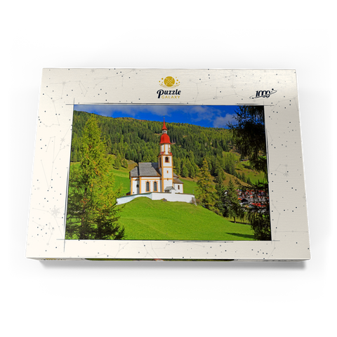 Bergkirche in Obernberg am Brenner, Tirol, Österreich 1000 Puzzle Schachtel Ansicht3