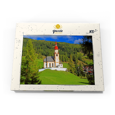 Bergkirche in Obernberg am Brenner, Tirol, Österreich 100 Puzzle Schachtel Ansicht3