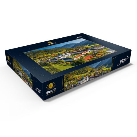 Gemeinde Ettal mit dem Kloster Ettal 1000 Puzzle Schachtel Ansicht1