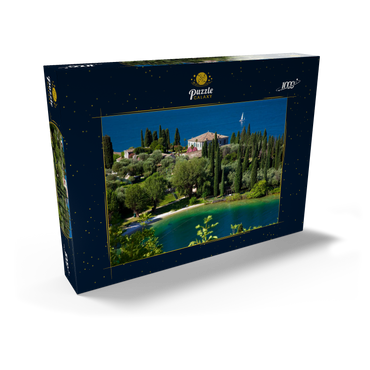 Punta San Vigilio, Gardasee, Provinz Verona, Venetien, Italien 1000 Puzzle Schachtel Ansicht2