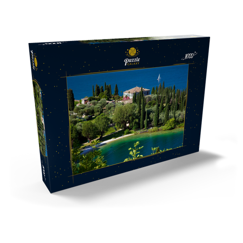 Punta San Vigilio, Gardasee, Provinz Verona, Venetien, Italien 1000 Puzzle Schachtel Ansicht2