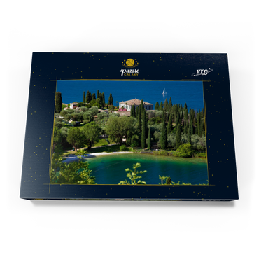 Punta San Vigilio, Gardasee, Provinz Verona, Venetien, Italien 1000 Puzzle Schachtel Ansicht3
