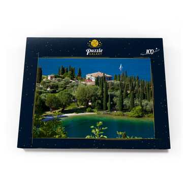 Punta San Vigilio, Gardasee, Provinz Verona, Venetien, Italien 100 Puzzle Schachtel Ansicht3