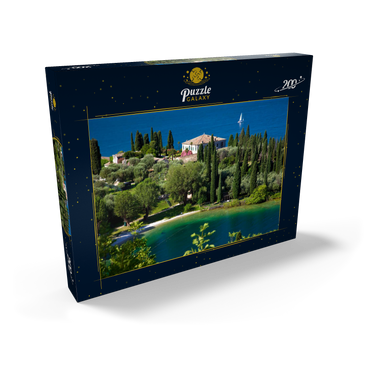 Punta San Vigilio, Gardasee, Provinz Verona, Venetien, Italien 200 Puzzle Schachtel Ansicht2