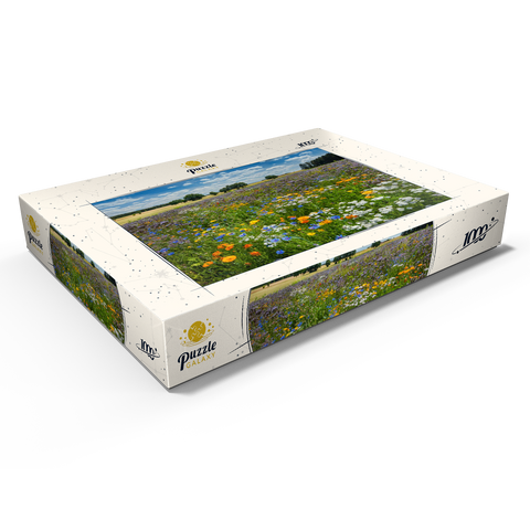 Sommerliche Blumenwiese bei Eichstätt 1000 Puzzle Schachtel Ansicht1