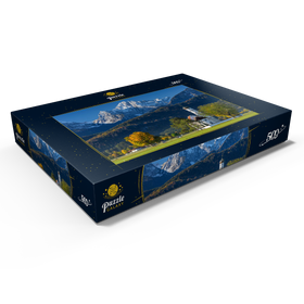 Darstellung des Puzzle Motivs Barocke Wallfahrtskirche St. Coloman bei Schwangau nähe Füssen im Ostallgäu - Puzzleteile: 500