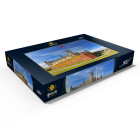 Darstellung des Puzzle Motivs Kronborg in Helsingör am Öresund, Dänemark - Puzzleteile: 500
