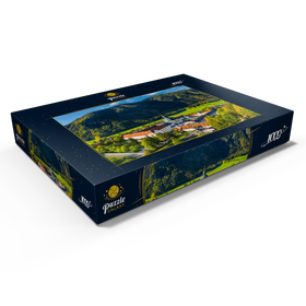 Alternative Darstellung des Puzzle-Motivs Bendiktiner Kloster Ettal, Ammergauer Alpen, Ammertal – Puzzleteile: 1000
