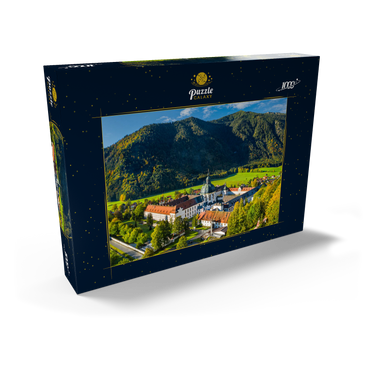 Bendiktiner Kloster Ettal, Ammergauer Alpen, Ammertal 1000 Puzzle Schachtel Ansicht2