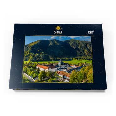 Bendiktiner Kloster Ettal, Ammergauer Alpen, Ammertal 1000 Puzzle Schachtel Ansicht3