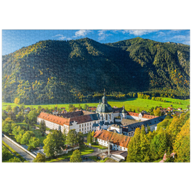 Darstellung des Puzzle-Motivs Bendiktiner Kloster Ettal, Ammergauer Alpen, Ammertal – Puzzleteile: 1000
