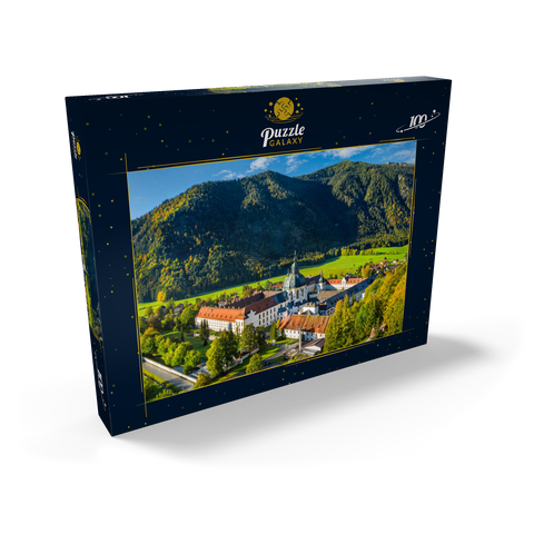 Bendiktiner Kloster Ettal, Ammergauer Alpen, Ammertal 100 Puzzle Schachtel Ansicht2