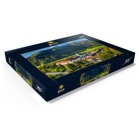 Alternative Darstellung des Puzzle-Motivs Bendiktiner Kloster Ettal, Ammergauer Alpen, Ammertal – Puzzleteile: 200
