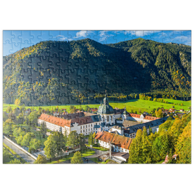 Darstellung des Puzzle Motivs Bendiktiner Kloster Ettal, Ammergauer Alpen, Ammertal - Puzzleteile: 200