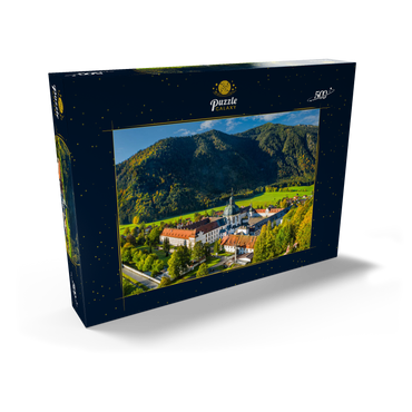 Bendiktiner Kloster Ettal, Ammergauer Alpen, Ammertal 500 Puzzle Schachtel Ansicht2