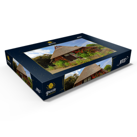 Alternative Darstellung des Puzzle-Motivs Bauernhaus in der Nähe von Mölln – Puzzleteile: 1000