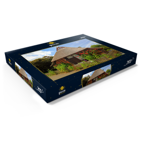 Darstellung des Puzzle Motivs Bauernhaus in der Nähe von Mölln - Puzzleteile: 200