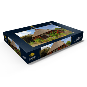 Alternative Darstellung des Puzzle-Motivs Bauernhaus in der Nähe von Mölln – Puzzleteile: 500