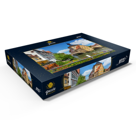 Alternative Darstellung des Puzzle-Motivs Altes Rathaus an der Regnitz – Puzzleteile: 1000