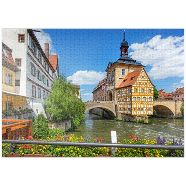 puzzleplate Altes Rathaus an der Regnitz 1000 Puzzle