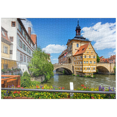 puzzleplate Altes Rathaus an der Regnitz 1000 Puzzle