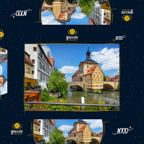 Altes Rathaus an der Regnitz 1000 Puzzle Schachtel 3D Modell
