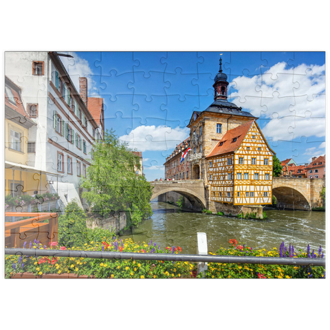 puzzleplate Altes Rathaus an der Regnitz 100 Puzzle