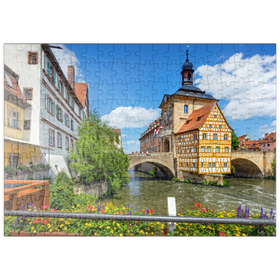 Darstellung des Puzzle-Motivs Altes Rathaus an der Regnitz – Puzzleteile: 200