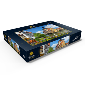 Alternative Darstellung des Puzzle-Motivs Altes Rathaus an der Regnitz – Puzzleteile: 500