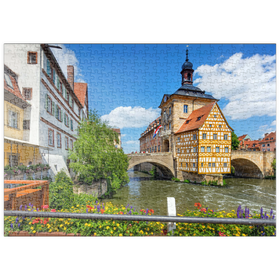 Darstellung des Puzzle Motivs Altes Rathaus an der Regnitz - Puzzleteile: 500