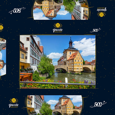 Altes Rathaus an der Regnitz 500 Puzzle Schachtel 3D Modell