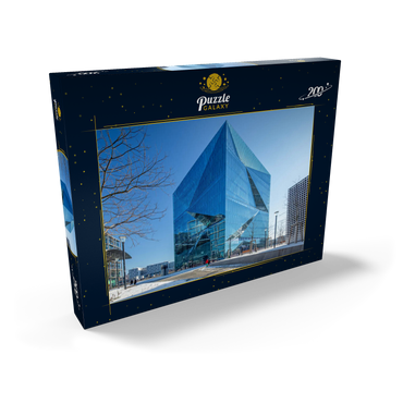 cube berlin, Bürogebäude am Washingtonplatz im Winter 200 Puzzle Schachtel Ansicht2